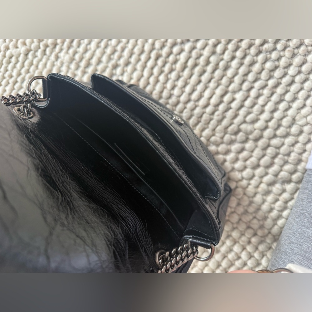 Saint Laurent Niki baby in vintage leather - Picture 6 of 10